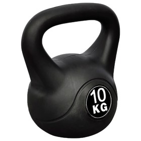 Pesa kettlebell 10 kg de vidaXL, Peso libre - Ref: Foro24-90391, Precio: 36,91 €, Descuento: %