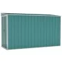 Cobertizo de jardín pared acero galvanizado verde 118x288x178cm de vidaXL, Cobertizos - Ref: Foro24-316225, Precio: 216,84 €,...