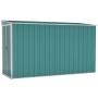 Cobertizo de jardín pared acero galvanizado verde 118x288x178cm de vidaXL, Cobertizos - Ref: Foro24-316225, Precio: 219,68 €,...