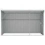 Cobertizo de jardín pared acero galvanizado verde 118x288x178cm de vidaXL, Cobertizos - Ref: Foro24-316225, Precio: 216,84 €,...
