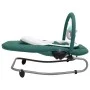 Hamaca mecedora para bebés de acero verde de vidaXL, Mecedoras y sillas para bebés - Ref: Foro24-10258, Precio: 94,79 €, Desc...
