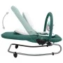 Hamaca mecedora para bebés de acero verde de vidaXL, Mecedoras y sillas para bebés - Ref: Foro24-10258, Precio: 94,79 €, Desc...