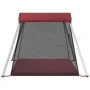 Playpen for babies with red linen fabric mattress by vidaXL, Baby Playpens - Ref: Foro24-10305, Price: 60,38 €, Discount: %