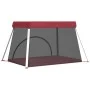 Playpen for babies with red linen fabric mattress by vidaXL, Baby Playpens - Ref: Foro24-10305, Price: 60,38 €, Discount: %