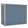 Cobertizo de jardín pared acero galvanizado gris 118x194x178cm de vidaXL, Cobertizos - Ref: Foro24-316222, Precio: 186,46 €, ...