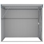 Cobertizo de jardín pared acero galvanizado gris 118x194x178cm de vidaXL, Cobertizos - Ref: Foro24-316222, Precio: 186,46 €, ...