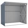 Cobertizo de jardín pared acero galvanizado gris 118x194x178cm de vidaXL, Cobertizos - Ref: Foro24-316222, Precio: 186,46 €, ...