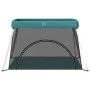 Parque infantil para bebés con colchón tela lino verde de vidaXL, Parques para bebés - Ref: Foro24-10306, Precio: 67,18 €, De...