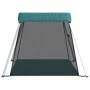 Parque infantil para bebés con colchón tela lino verde de vidaXL, Parques para bebés - Ref: Foro24-10306, Precio: 67,18 €, De...