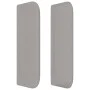 Light gray fabric headboard 203x16x78/88 cm by vidaXL, Headboards and footboards - Ref: Foro24-3119224, Price: 75,08 €, Disco...