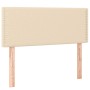 Cama box spring con colchón tela color crema 90x200 cm de vidaXL, Camas y somieres - Ref: Foro24-3126138, Precio: 295,83 €, D...