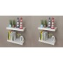 Estantes de pared 4 unidades blanco 40 cm de vidaXL, Estantes y estanterías - Ref: Foro24-275996, Precio: 54,58 €, Descuento: %