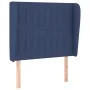 Box spring bed with blue fabric mattress 90x190 cm by vidaXL, Beds and slatted bases - Ref: Foro24-3128091, Price: 343,02 €, ...