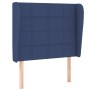 Cama box spring con colchón tela azul 90x190 cm de vidaXL, Camas y somieres - Ref: Foro24-3127931, Precio: 350,31 €, Descuent...