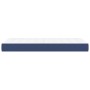Colchón de muelles ensacados tela azul 90x190x20 cm de vidaXL, Colchones - Ref: Foro24-347700, Precio: 153,54 €, Descuento: %