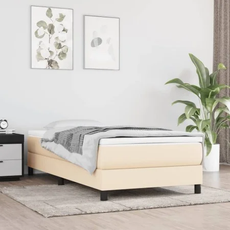 Pocket spring mattress cream fabric 90x200x20 cm by vidaXL, Mattresses - Ref: Foro24-347719, Price: 128,19 €, Discount: %