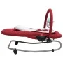 Hamaca mecedora para bebés de acero rojo de vidaXL, Mecedoras y sillas para bebés - Ref: Foro24-10257, Precio: 95,00 €, Descu...