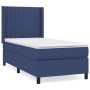 Cama box spring con colchón tela azul 90x190 cm de vidaXL, Camas y somieres - Ref: Foro24-3131559, Precio: 350,86 €, Descuent...