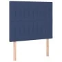 Box spring bed with blue fabric mattress 90x190 cm by vidaXL, Beds and slatted bases - Ref: Foro24-3131559, Price: 343,43 €, ...