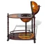 Mueble bar de pie bola del mundo madera de eucalipto de vidaXL, Armarios para vino y licores - Ref: Foro24-240699, Precio: 18...