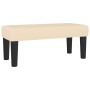 Cama box spring con colchón tela color crema 90x200 cm de vidaXL, Camas y somieres - Ref: Foro24-3136730, Precio: 363,15 €, D...
