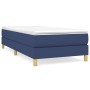 Cama box spring con colchón tela azul 90x190 cm de vidaXL, Camas y somieres - Ref: Foro24-3144141, Precio: 270,07 €, Descuent...
