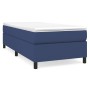 Cama box spring con colchón tela azul 90x190 cm de vidaXL, Camas y somieres - Ref: Foro24-3144389, Precio: 287,04 €, Descuent...