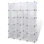 Armario modular con 14 compartimentos blanco 37x146x180,5 cm de vidaXL, Armarios roperos - Ref: Foro24-240500, Precio: 89,50 ...