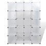 Armario modular con 14 compartimentos blanco 37x146x180,5 cm de vidaXL, Armarios roperos - Ref: Foro24-240500, Precio: 89,50 ...