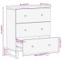 Armario auxiliar 2 uds madera mango marrón negro 60x33,5x75cm de vidaXL, Aparadores - Ref: Foro24-3206281, Precio: 297,10 €, ...