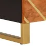 Armario auxiliar 3 uds madera mango marrón negro 60x33,5x75cm de vidaXL, Aparadores - Ref: Foro24-3206282, Precio: 391,27 €, ...