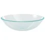 Washbasin with faucet and transparent tempered glass push-button stopper by vidaXL, Sinks - Ref: Foro24-3098440, Price: 88,77...