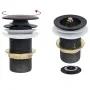 Washbasin with faucet and transparent tempered glass push-button stopper by vidaXL, Sinks - Ref: Foro24-3098440, Price: 88,77...