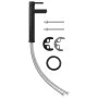 Sink and faucet with black tempered glass push-button stopper by vidaXL, Sinks - Ref: Foro24-3098450, Price: 100,05 €, Discou...