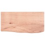 Encimera baño madera maciza tratada marrón claro 60x30x(2-6) cm de vidaXL, Encimeras - Ref: Foro24-3156103, Precio: 65,61 €, ...