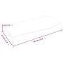 Badezimmerarbeitsplatte aus hellbraun behandeltem Massivholz, 60 x 30 x (2–6) cm von vidaXL, Arbeitsplatten - Ref: Foro24-315...