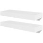 Estantes de pared 4 unidades blanco 40 cm de vidaXL, Estantes y estanterías - Ref: Foro24-275996, Precio: 54,58 €, Descuento: %