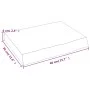 Badezimmerarbeitsplatte aus hellbraun behandeltem Massivholz, 40 x 30 x (2–6) cm von vidaXL, Arbeitsplatten - Ref: Foro24-315...