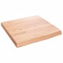 Encimera baño madera maciza tratada marrón claro 40x40x(2-4) cm de vidaXL, Encimeras - Ref: Foro24-3156093, Precio: 43,61 €, ...