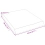 Encimera baño madera maciza tratada marrón claro 40x50x(2-6) cm de vidaXL, Encimeras - Ref: Foro24-3156097, Precio: 45,87 €, ...
