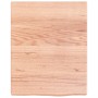 Encimera baño madera maciza tratada marrón claro 40x50x(2-4) cm de vidaXL, Encimeras - Ref: Foro24-3156096, Precio: 38,14 €, ...
