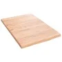 Badezimmerarbeitsplatte aus hellbraun behandeltem Massivholz, 40 x 60 x 2 cm von vidaXL, Arbeitsplatten - Ref: Foro24-3156098...