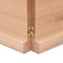Encimera baño madera maciza tratada marrón claro 200x60x(2-4)cm de vidaXL, Encimeras - Ref: Foro24-3156175, Precio: 157,02 €,...