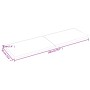 Encimera baño madera maciza tratada marrón claro 200x60x(2-4)cm de vidaXL, Encimeras - Ref: Foro24-3156175, Precio: 157,02 €,...