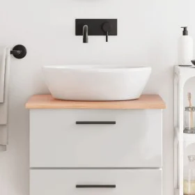 Encimera de baño madera maciza tratada marrón claro 60x60x2 cm de vidaXL, Encimeras - Ref: Foro24-3156110, Precio: 56,05 €, D...