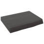 Encimera baño madera maciza tratada marrón oscuro 40x30x(2-6)cm de vidaXL, Encimeras - Ref: Foro24-3156187, Precio: 38,41 €, ...