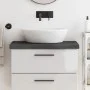 Dark brown treated solid wood bathroom countertop 80x30x(2-6)cm by vidaXL, Countertops - Ref: Foro24-3156211, Price: 52,48 €,...