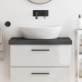 Encimera baño madera maciza tratada marrón oscuro 80x30x(2-6)cm de vidaXL, Encimeras - Ref: Foro24-3156211, Precio: 53,14 €, ...