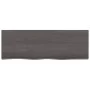 Dark brown treated solid wood bathroom countertop 80x30x(2-6)cm by vidaXL, Countertops - Ref: Foro24-3156211, Price: 52,48 €,...