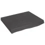 Encimera baño madera maciza tratada marrón oscuro 60x50x(2-6)cm de vidaXL, Encimeras - Ref: Foro24-3156205, Precio: 59,08 €, ...